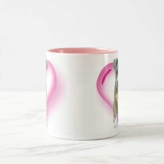 Mok van pup-blauw (Center)