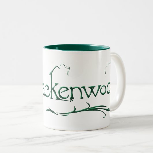 Mok van rackenhout (Voorkant rechts)