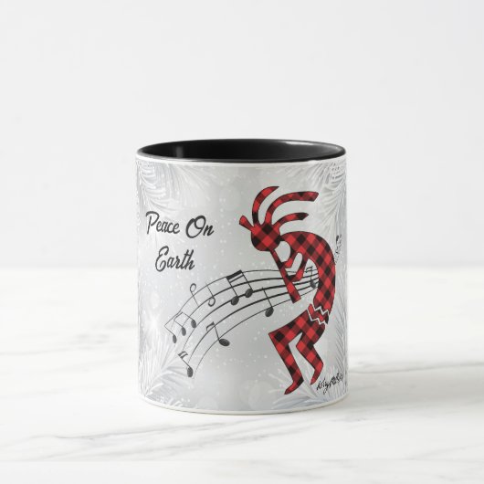 Mok van Red and Black Pset Kokopelli (Midden)