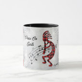 Mok van Red and Black Pset Kokopelli (Midden)