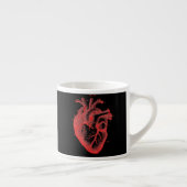 Mok van Red & Black Anatomical Heart Espresso (Rechts)