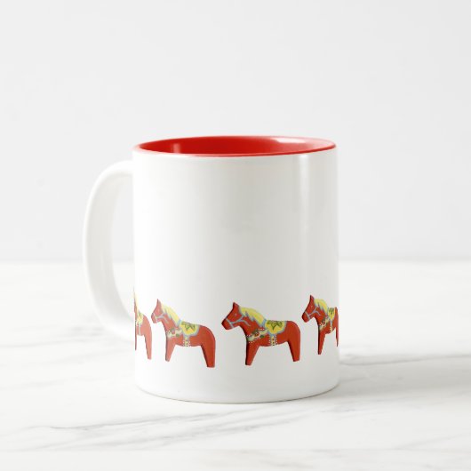 Mok van Red Dala Horses (Voorkant links)
