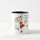 Mok van Red en Gold Cheerleader (Midden)