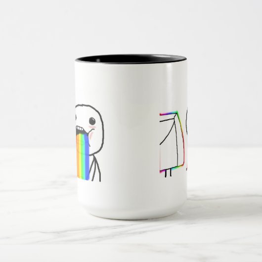 Mok van regenbogen (Midden)