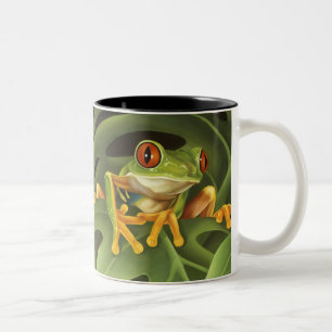Mok van rode oogboomkikker