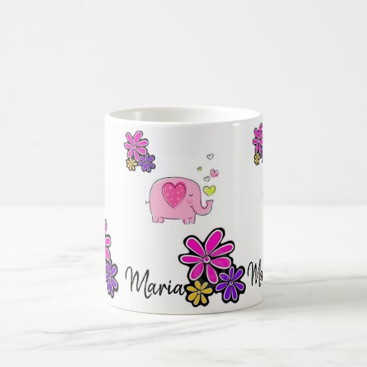 Mok van roze olifanten (Center)
