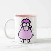 Mok van roze schapen (Links)