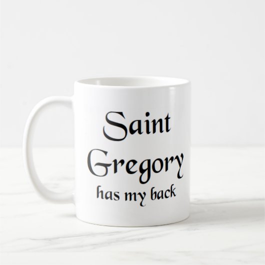 mok van saint - gregory - koffie (Links)