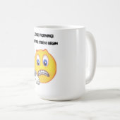 Mok van samengeperste koffie (Voorkant rechts)