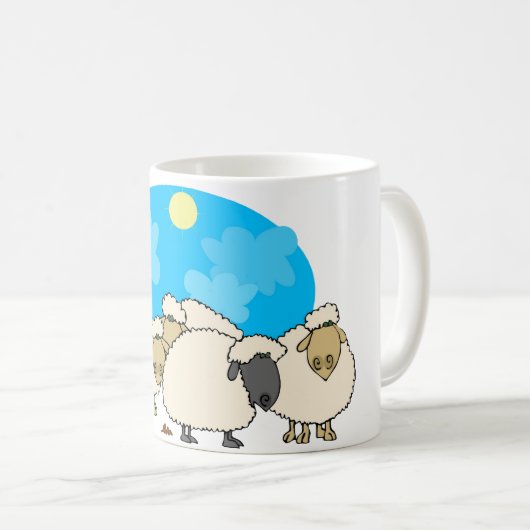 Mok van schapen (Voorkant rechts)