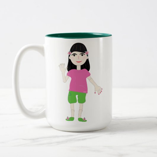 mok van schattige cartoons (Links)