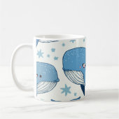 mok van schattige walvis (Links)