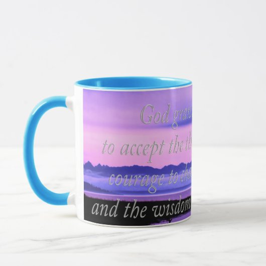 mok van schilderachtig serenity gebed (Links)