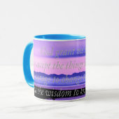 mok van schilderachtig serenity gebed (Voorkant links)