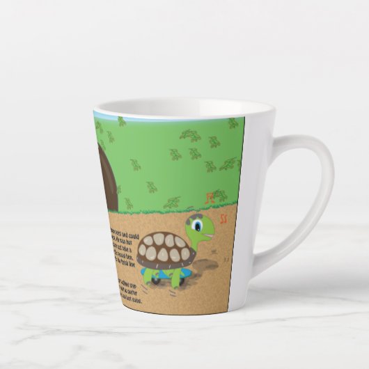 mok van schildpadden en konijnen (Rechts)