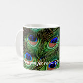 Mok van schoonmoeder Gift Peacock (Voorkant links)