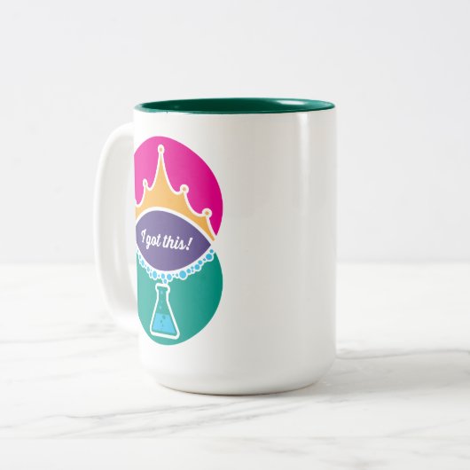 Mok van Science Princess (Bold) (Voorkant links)