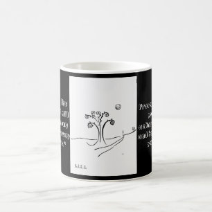Mok van scriptkoffie