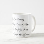 Mok van Serenity Prayer Coffee (Voorkant rechts)