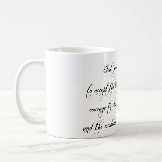 Mok van Serenity Prayer Coffee (Links)