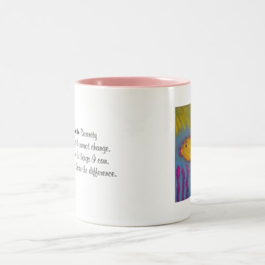 Mok van Serenity Prayer met Beta Fish (Center)