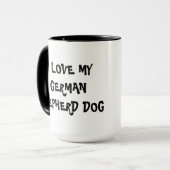 Mok van Shepherd Dog (Voorkant links)