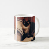 Mok van Siamese kat (Voorkant rechts)