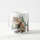 Mok van Siberische kattenkoffie (Voorkant links)