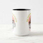 Mok van sleuven en koffie (Midden)