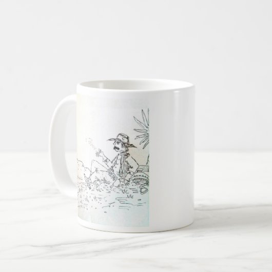 Mok van Smokin Cowboy Coffee (Voorkant links)