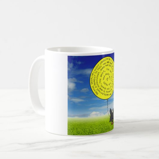 Mok van Snotch's ballon (Voorkant links)