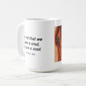 Mok van soep - paard (Voorkant links)