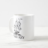 Mok van Spaanse sleutelkoffie (Voorkant links)