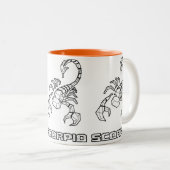 Mok van sterrenbeeld: Schorpioen (Voorkant rechts)