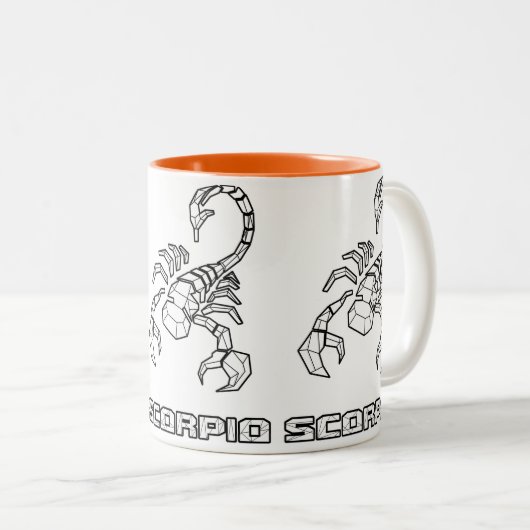 Mok van sterrenbeeld: Schorpioen (Voorkant rechts)