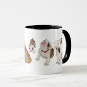 mok van stierenhondenpuppy (Voorkant rechts)