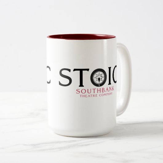 Mok van Stoic Coffee met Southbank-Logo (Voorkant rechts)