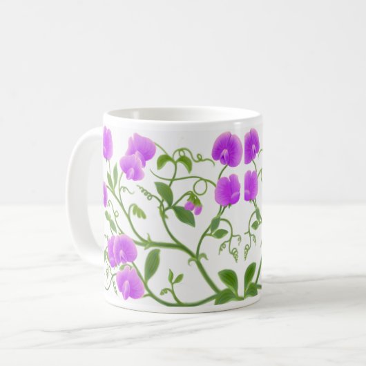 Mok van suikererwt (Voorkant links)