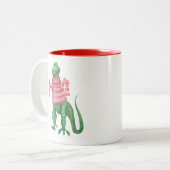 Mok van Sweatersaurus-Rex (Voorkant links)