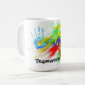 Mok van teamwerk (Voorkant links)