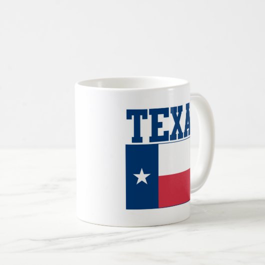 Mok van Texas State Flag (Voorkant rechts)