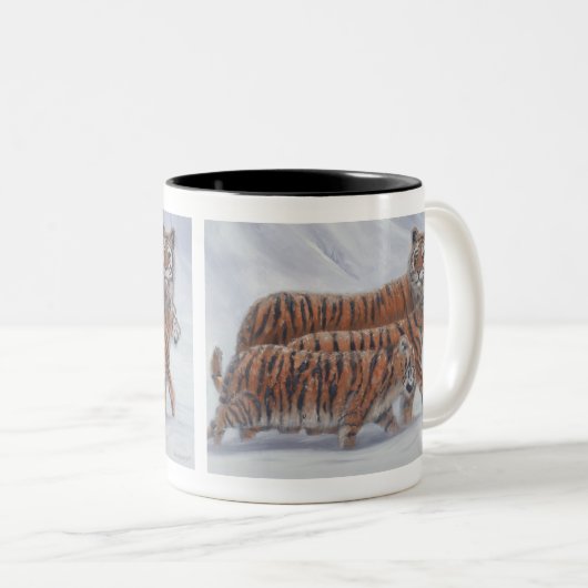 Mok van tijger mam en koffie (Voorkant rechts)