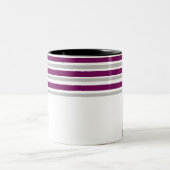 Mok van topkwaliteit met paarse voering. (Center)