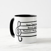 Mok van treble slim musicians (Voorkant links)