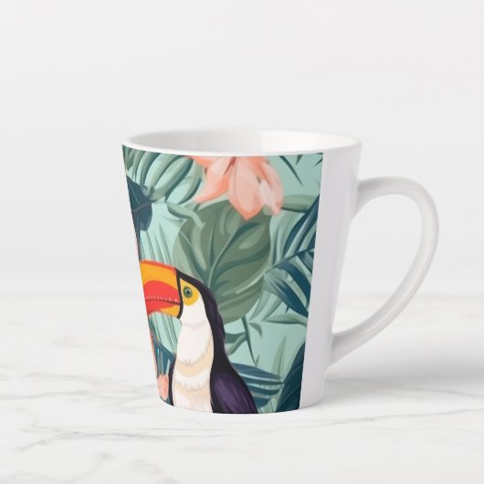 Mok van tropische papegaaikoffie (Rechts)