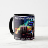 Mok van Trucker Coffee (Voorkant links)