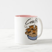 Mok van twee-tonen koeienvangers (Voorkant rechts)