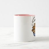 Mok van twee-tonen koeienvangers (Center)