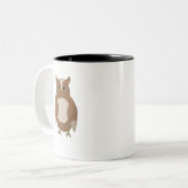 mok van twee tongen (Voorkant links)