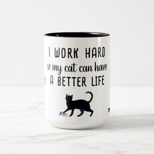 Mok van twee-toonkoffie (Center)